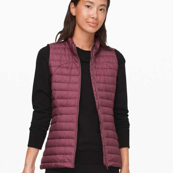 lululemon athletica Jackets & Blazers - Lululemon Women's Plumful Pack It Lightweight Full-Zip Down Puffer Vest Size 6